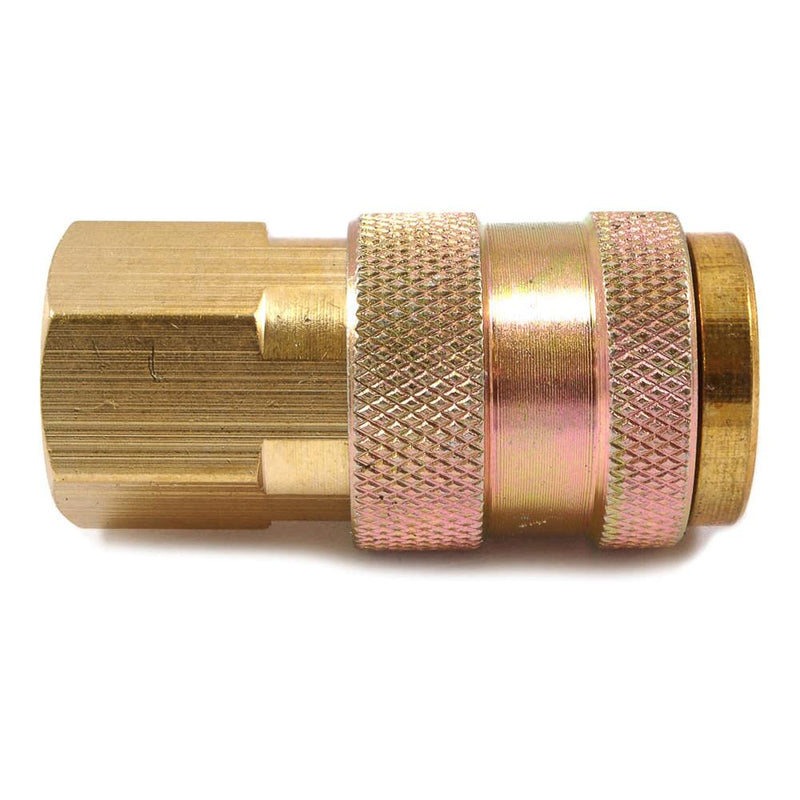 Forney Brass Universal Coupler 1/4 in. Female X 1/4 in. Female 1 pc