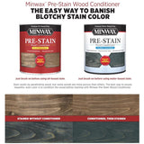 Minwax Wood Finish Semi-Transparent True Black Oil-Based Penetrating Wood Finish 1 qt