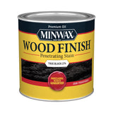 Minwax Wood Finish Semi-Transparent True Black Oil-Based Penetrating Wood Finish 0.5 pt