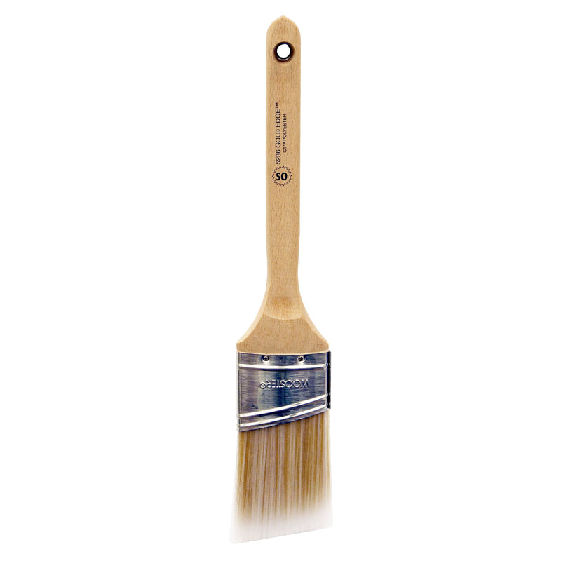 Wooster Gold Edge 2 in. Firm Semi-Oval Angle Paint Brush