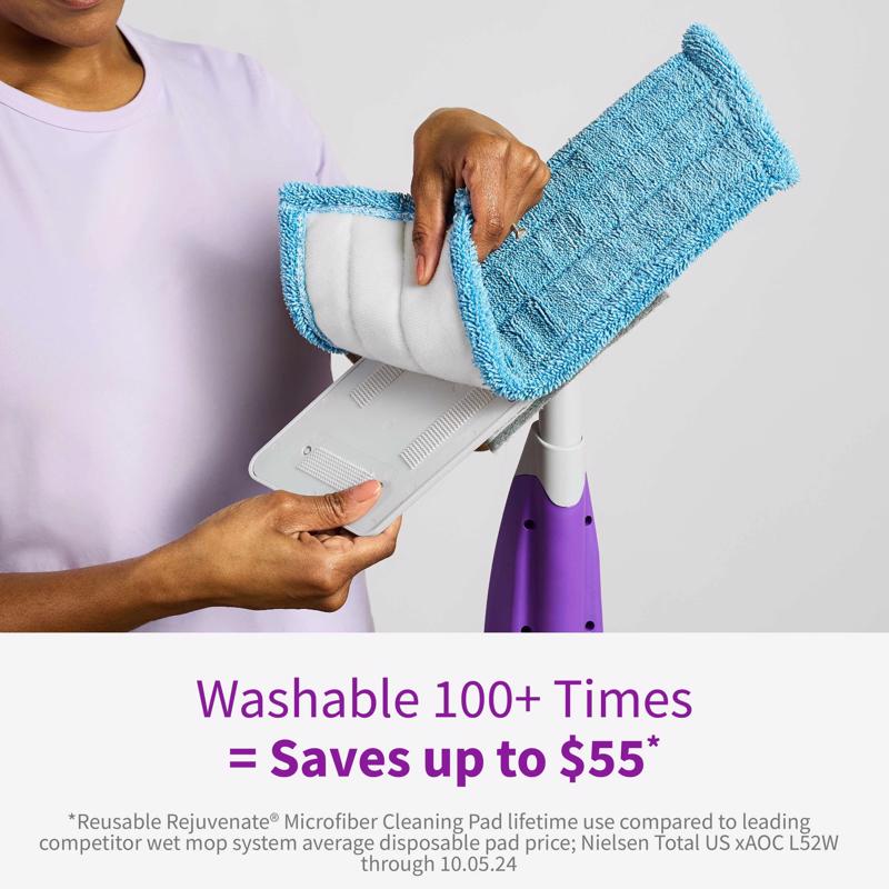 Rejuvenate Click n Clean 16 in. W Flat Mop Kit