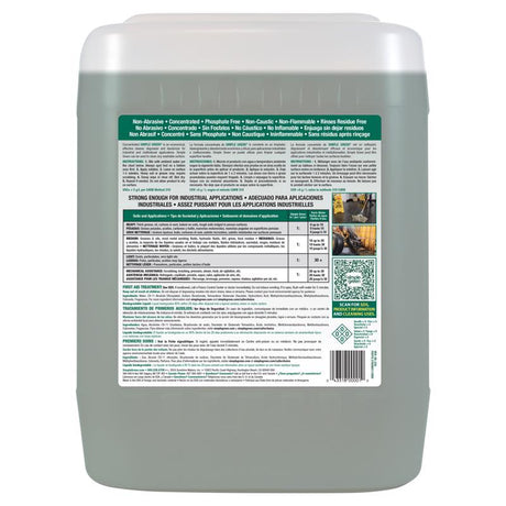 Simple Green Sassafras Scent Cleaner and Degreaser 5 gal Liquid