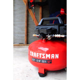 Craftsman 6 gal Pancake Portable Air Compressor 150 psi 0.8 HP