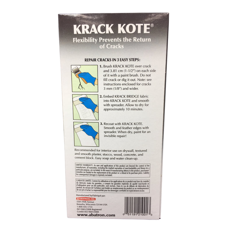 Abatron Krack Kote White Joint Compound 1 pt