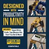 Werner 4 ft. H Fiberglass Step Ladder Type I 250 lb. capacity