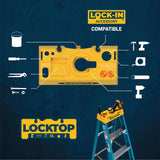 Werner 4 ft. H Fiberglass Step Ladder Type I 250 lb. capacity