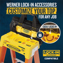 Werner 5 ft. H Fiberglass Step Ladder Type IA 300 lb. capacity