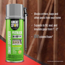 Great Stuff Smart Dispenser Gray Polyurethane Insulating Foam Sealant 12 oz