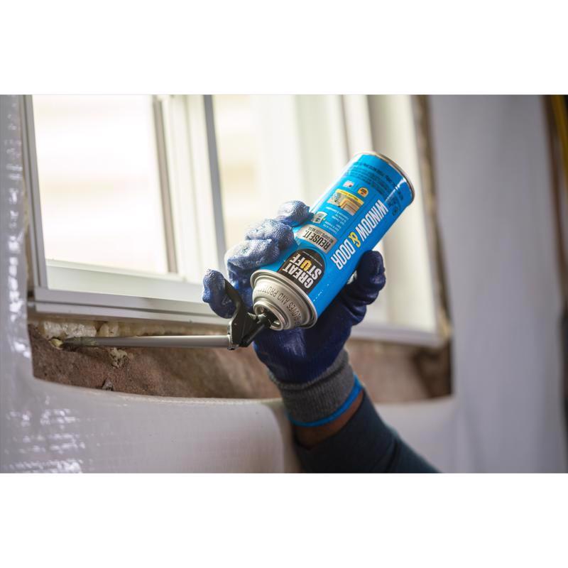 Great Stuff Smart Dispenser Yellow Polyurethane Insulating Foam Sealant 12 oz