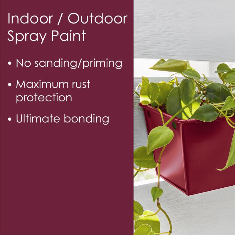 Krylon Fusion All-In-One Gloss Burgundy Paint+Primer Spray Paint 12 oz