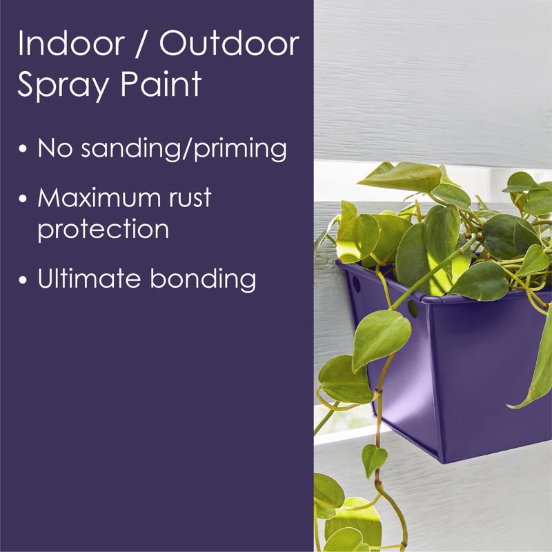 Krylon Fusion All-In-One Gloss Purple Paint+Primer Spray Paint 12 oz