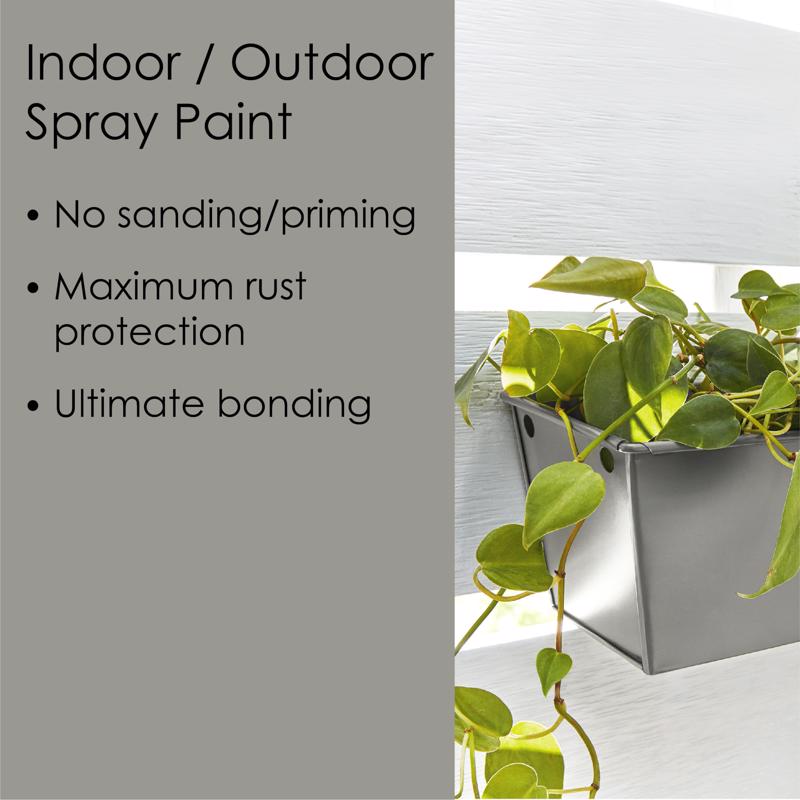 Krylon Fusion All-In-One Gloss Smoke Gray Paint+Primer Spray Paint 12 oz