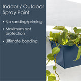 Krylon Fusion All-In-One Matte Ink Blue Paint+Primer Spray Paint 12 oz