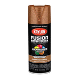 Krylon Fusion All-In-One Hammered Copper Paint+Primer Spray Paint 12 oz