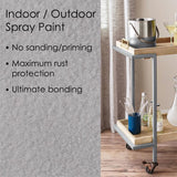 Krylon Fusion All-In-One Hammered Silver Paint+Primer Spray Paint 12 oz