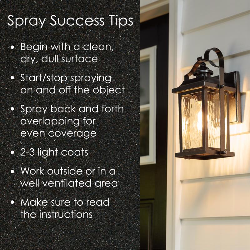 Krylon Fusion All-In-One Metallic Black Stainless Steel Paint+Primer Spray Paint 12 oz