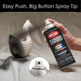 Krylon Fusion All-In-One Flat Black Paint+Primer Spray Paint 12 oz