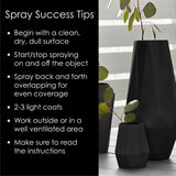 Krylon Fusion All-In-One Flat Black Paint+Primer Spray Paint 12 oz