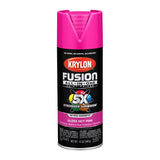 Krylon Fusion All-In-One Gloss Hot Pink Paint+Primer Spray Paint 12 oz