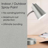 Krylon Fusion All-In-One Metallic Aluminum Paint+Primer Spray Paint 12 oz