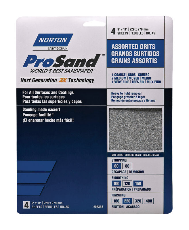 SANDPAPER ASST 4PK
