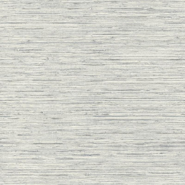 RoomMates 20.5 in. H X 16.5 ft. L Grasscloth Grey Vinyl Peel and Stick Wallpaper