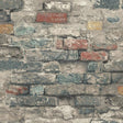 RoomMates 20.5 in. H X 16.5 ft. L Brick Alley Vinyl Peel and Stick Wallpaper