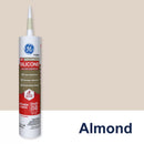 GE Advanced Almond Silicone 2 Kitchen and Bath Caulk Sealant 10.1 oz
