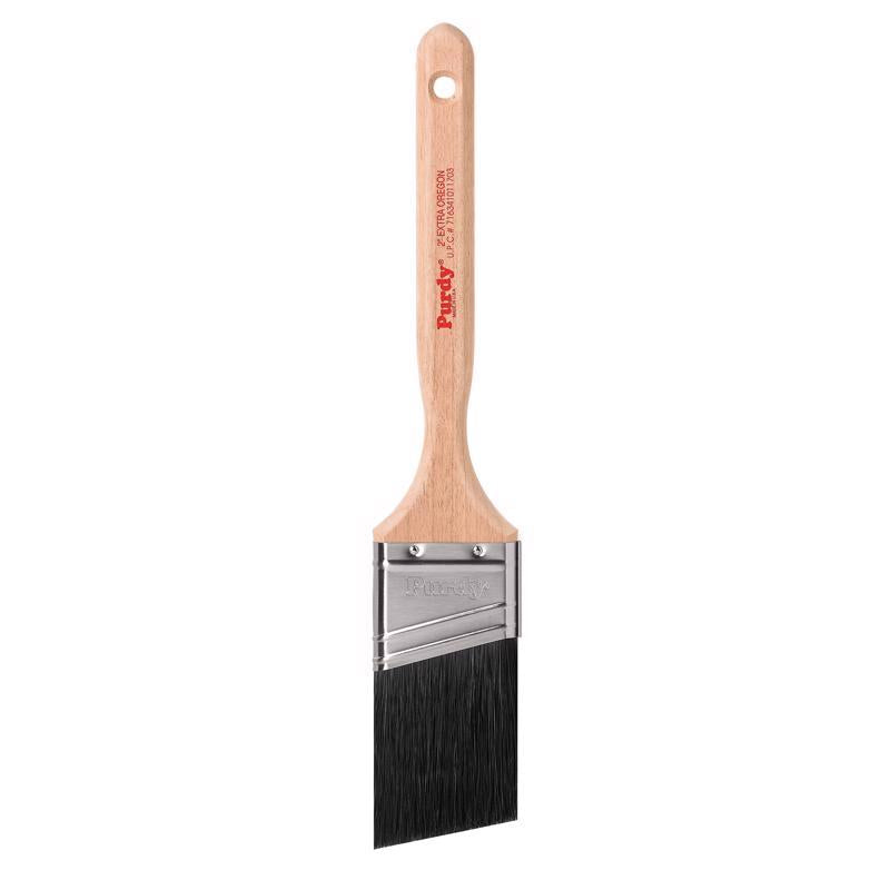 Purdy Black Bristle Extra Oregon 2 in. Medium Stiff Angle Trim Paint Brush