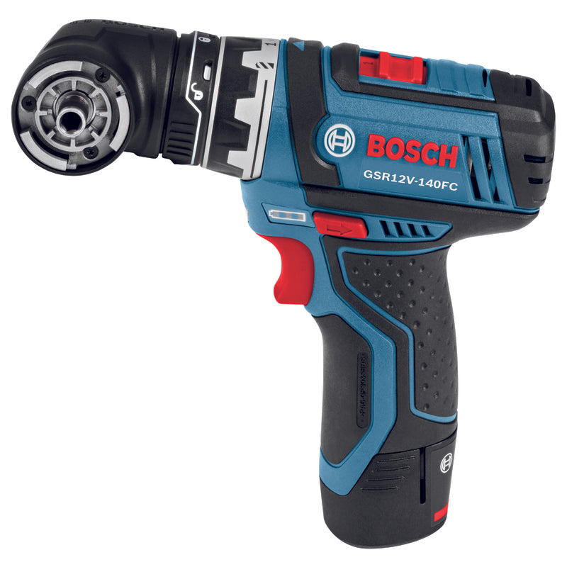 Bosch 12V MAX Flexiclick 1/4 in. Cordless 5-In-1 Drill Kit (Battery & Charger)