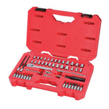 Craftsman 1/4 in. drive Metric and SAE 6 Point Mechanic's Tool Set 48 pc