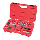 Craftsman 1/4 in. drive Metric and SAE 6 Point Mechanic's Tool Set 48 pc
