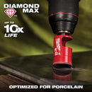 Milwaukee Diamond Max 5/16 in. Diamond Grit Glass, Porcelain, Tile, and Stone Hole Saw 1 pc