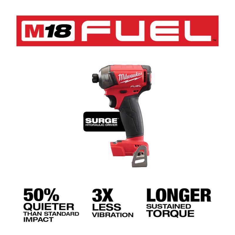 Milwaukee M18 FUEL SURGE 1/4 in. Cordless Brushless Hydraulic Impact Driver Tool Only