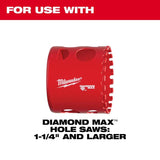 Milwaukee Diamond Max Carbon Steel Retractable Starter Bit and Arbor 1 pc