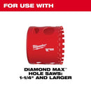 Milwaukee Diamond Max Carbon Steel Retractable Starter Bit and Arbor 1 pc