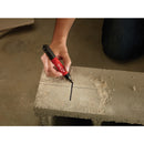 Milwaukee INKZALL Black Medium Chisel Tip Jobsite Marker 1 pk