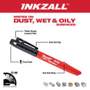 Milwaukee INKZALL Black Fine Tip Jobsite Marker 2 pk