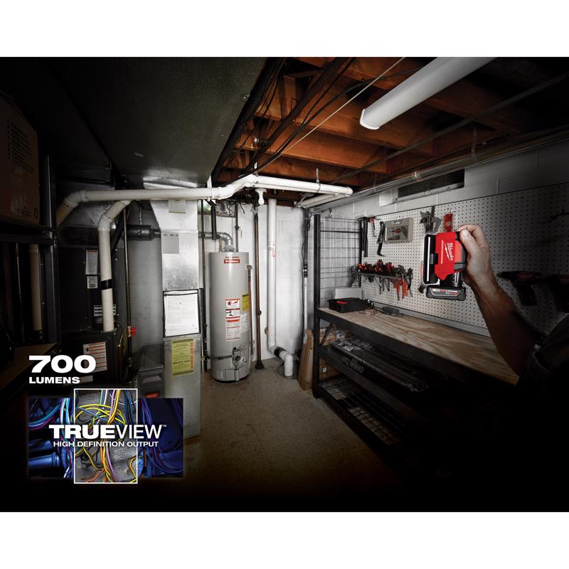 Milwaukee M12 Rover 700/250 lm LED Rechargeable Handheld Flood Light