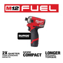 Milwaukee M12 FUEL SURGE 1/4 in. Cordless Brushless Hydraulic Impact Driver Kit (Battery & Charger)