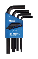 HEX KEY SET 9PC MET SHRT