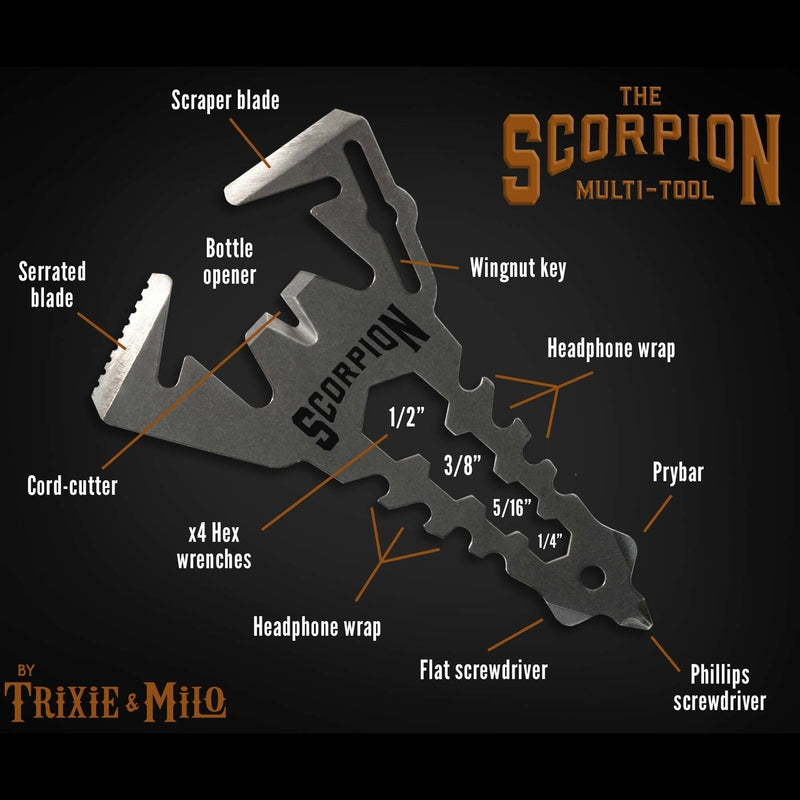 Trixie & Milo Scorpion Multi-Tool 1 pk