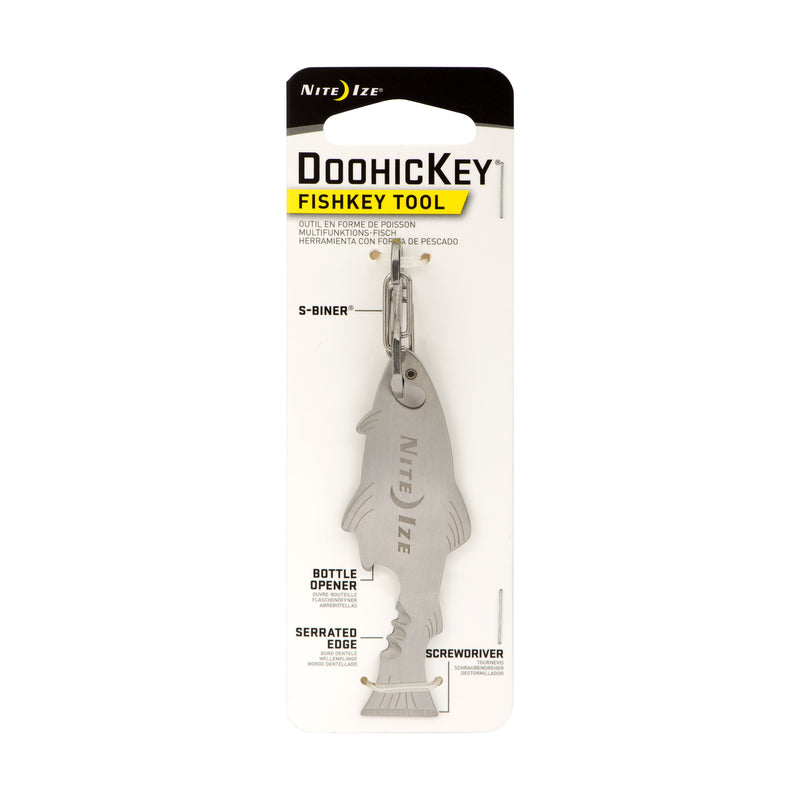 Nite Ize DoohicKey Stainless Steel Silver S-Biner Key Tool