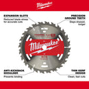 Milwaukee 7-1/4 in. D X 5/8 in. Basic Tungsten Carbide Framing Blade 24 teeth 1 pk