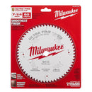 Milwaukee 7-1/4 in. D X 5/8 in. Ultra Fine Tungsten Carbide Saw Blade 60 teeth 1 pk