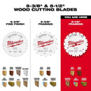Milwaukee 5-1/2 in. D X 10 mm Tungsten Carbide Framing Blade 18 teeth 1 pk