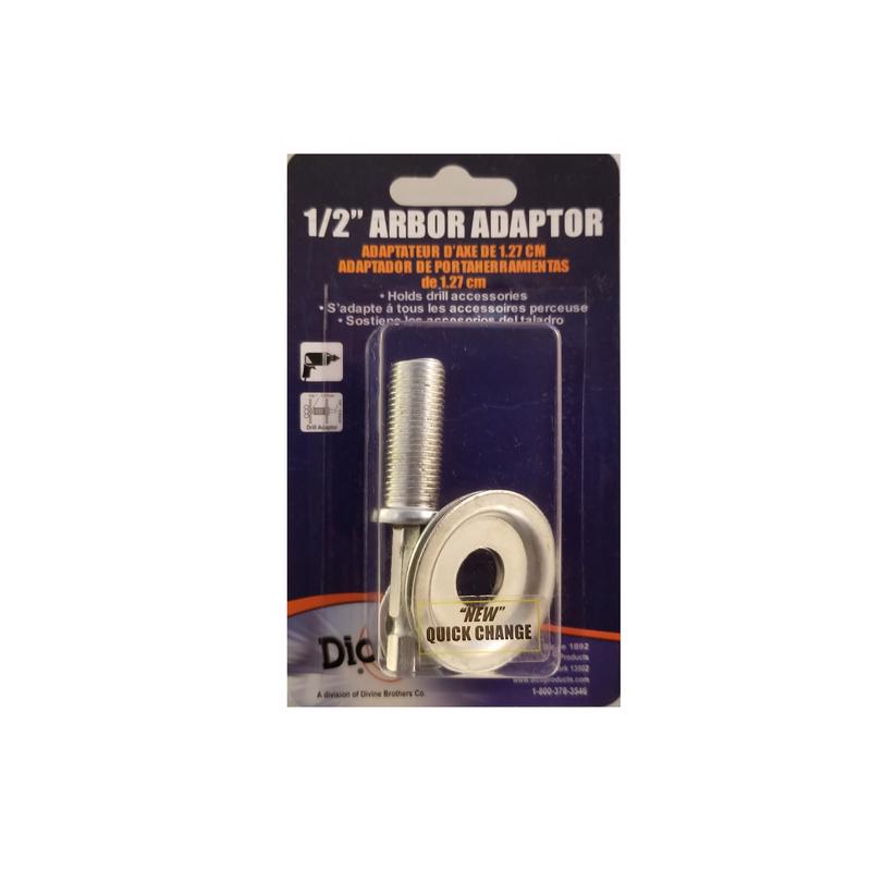 ARBOR ADPTR 1/2"X1/4"HEX
