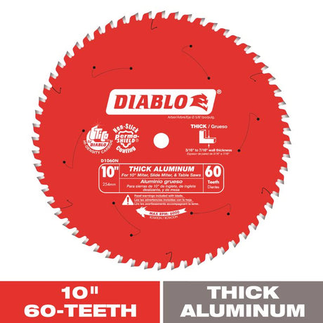 Diablo 10 in. D X 5/8 in. TiCo Hi-Density Carbide Circular Saw Blade 60 teeth 1 pk