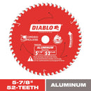 Diablo 5-7/8 in. D X 5/8 in. TiCo Hi-Density Carbide Circular Saw Blade 52 teeth 1 pk