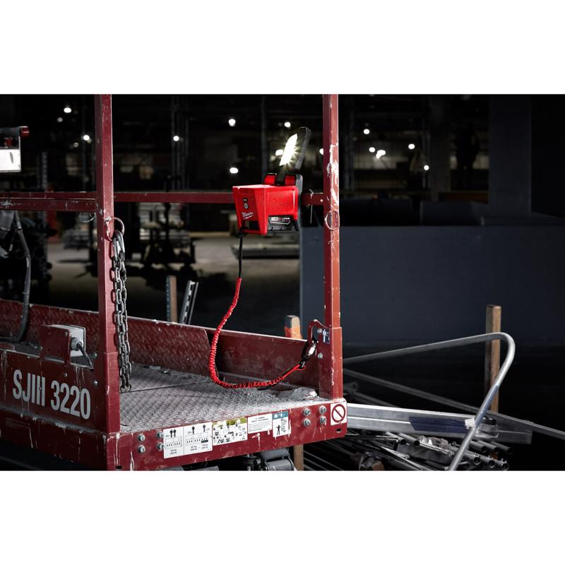 Milwaukee Nylon/Stainless Steel Red Locking Tool Lanyard 1 pk